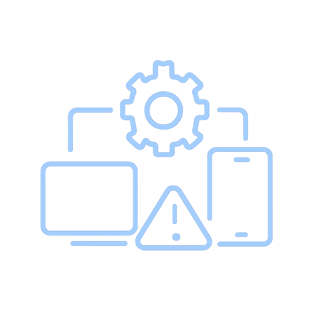 Icon representing the update process for the 1win app.