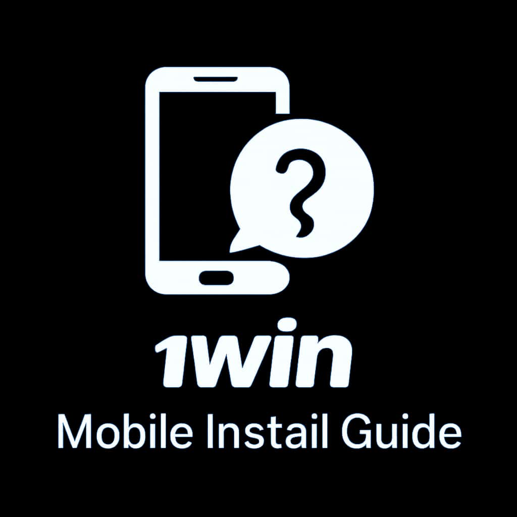 An icon representing the 1win Mobile Install Guide.