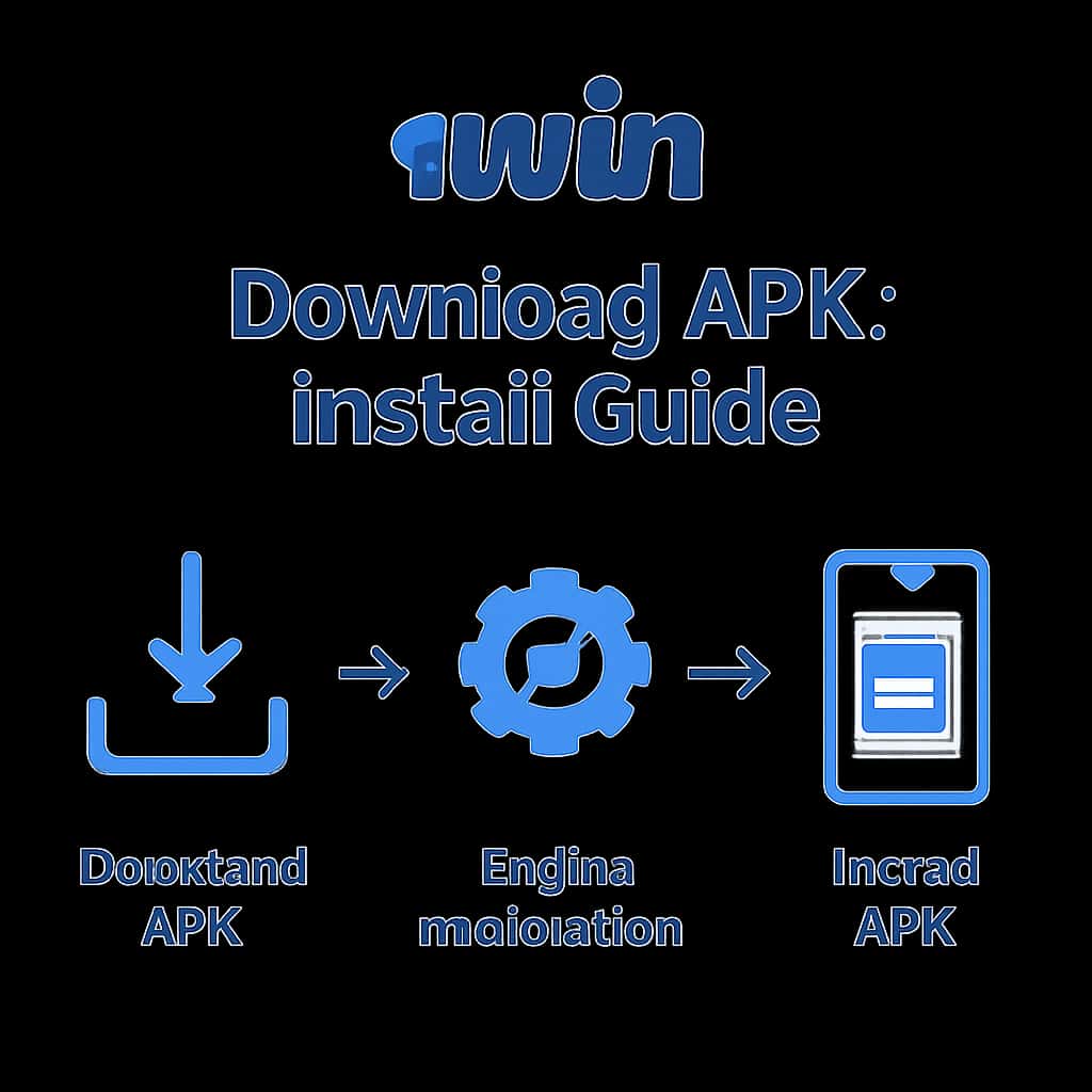Illustration related to Download 1win APK installation steps.