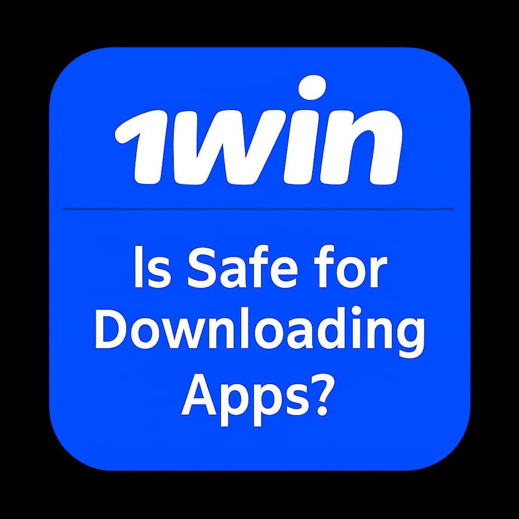 Icon representing the safety of downloading the 1win app.