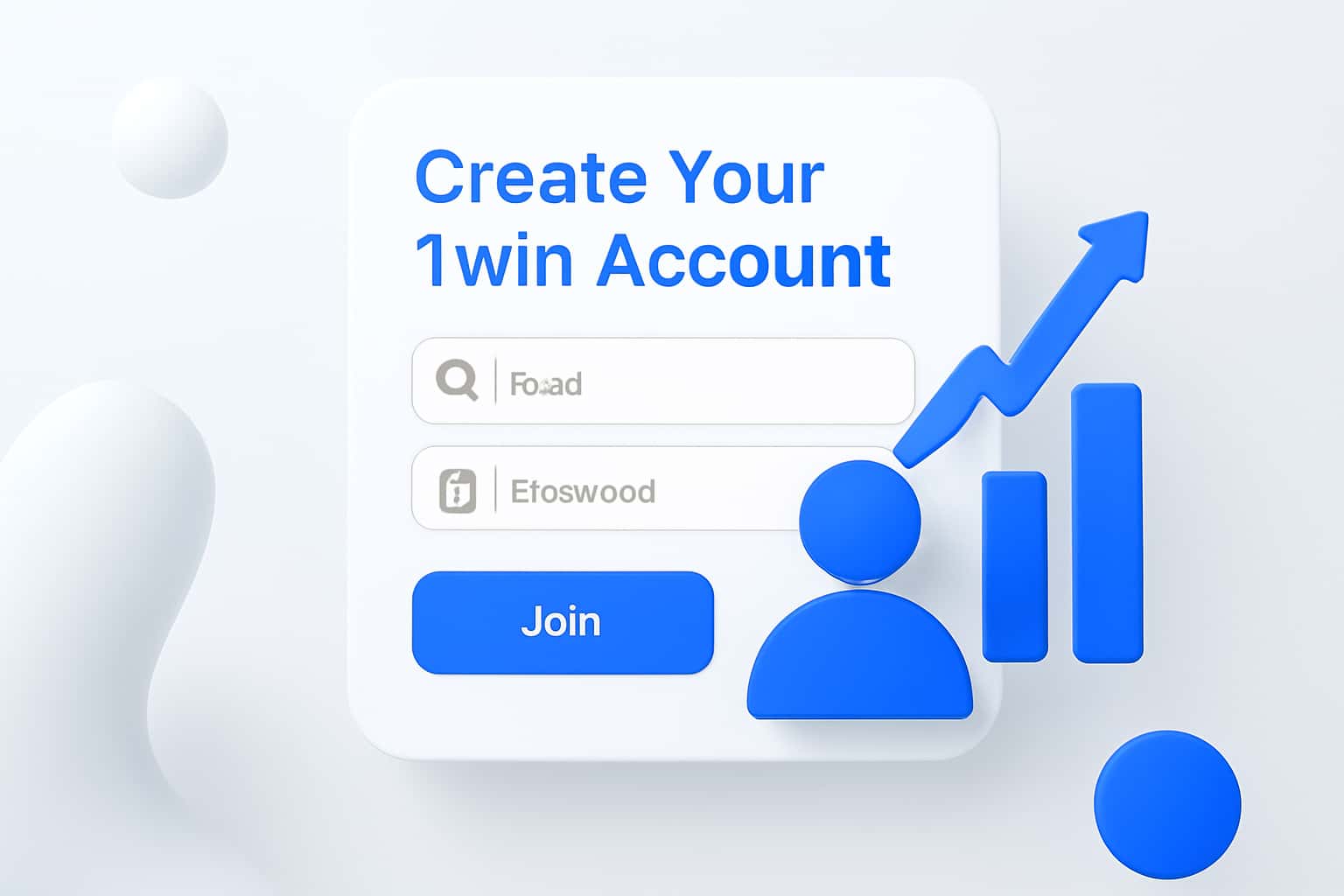 Create Your 1win Account Interface